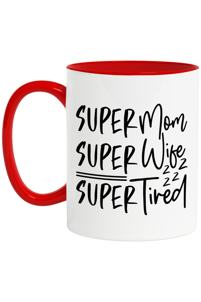 StoryGift Romania Cana pentru o mama excelenta cu mesajul "Super mom, super w...