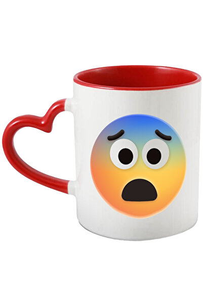 StoryGift Romania Cana Cu Emoticon, Emoji, Teama, Frica, Multicolor 330 ml, C...