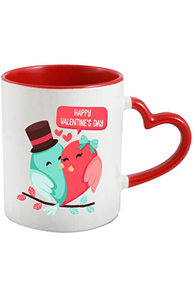 StoryGift Romania Cana Cu Mesaj In Engleza Happy Valentine's Day, Inima, Pasa...