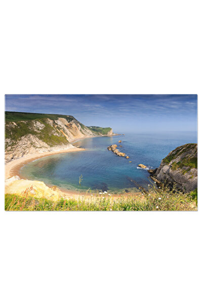 StoryGift Romania Tablou Canvas Plaja Man O' War Pe Coasta Dorsetiana, Natura...