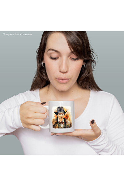 StoryGift Romania Cana Cu Benedict Cumberbatch, Sherlock, Seriale Tv, Detectiv, Multicolor 330 Ml,, Cu ,stg