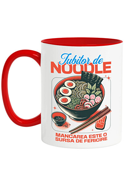StoryGift Romania Cana cu Iubitorii De Mancare asiatica Bol Supa Ramen Cu Ou ...