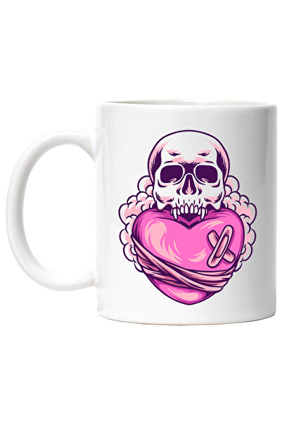 StoryGift Romania Cana Cu Craniu, Inima, Bandaj, Nori, Colti, Vampir, Multico...