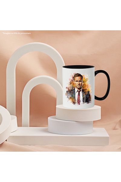 StoryGift Romania Mug With Character, Portrait, Barney Stinson, How I Met Your Mother, TV Series, Mul, With, STG .
