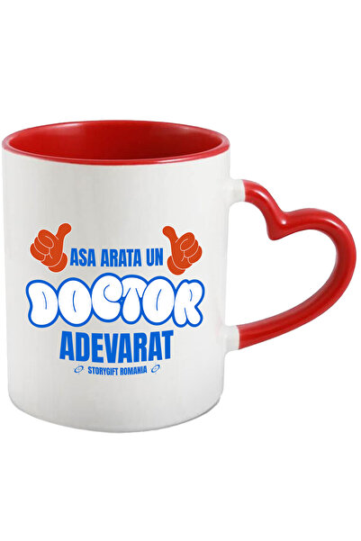StoryGift Romania Cana cu Maini Stil Mickei Mouse Iubitorii Medicina Text Asa...