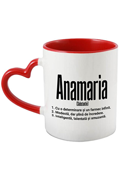 StoryGift Romania Cana Cu Numele Anamaria, si Mesaj Motivational, Determinare...