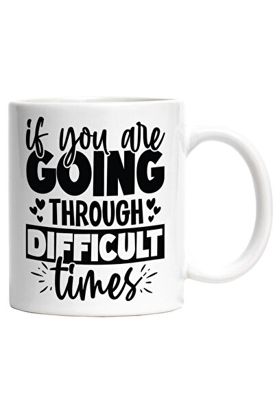 StoryGift Romania Cana cu inimioare pentru cei care trec prin niste momente dificile cu Maner Alb, Cu Maner Alb STG