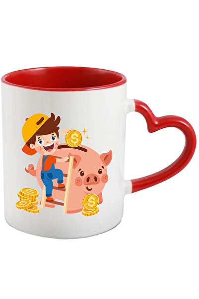 StoryGift Romania Cana Cu Pusculita, Purcel, Monede, Copil, Sapca, Scara, Mul...