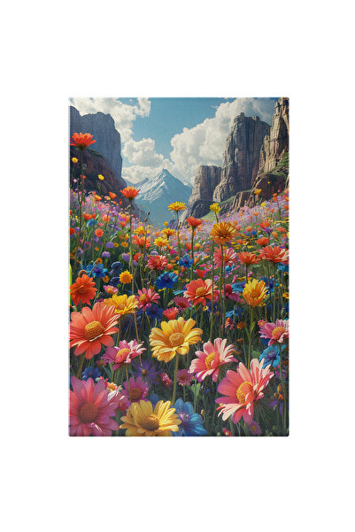 StoryGift Romania Tablou Canvas Campia Plina De Floricele Colorate Si Parfuma...