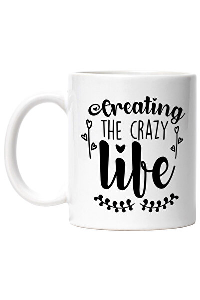 StoryGift Romania Cana cu mesaj in engleza "Creating the crazy life" - creand...