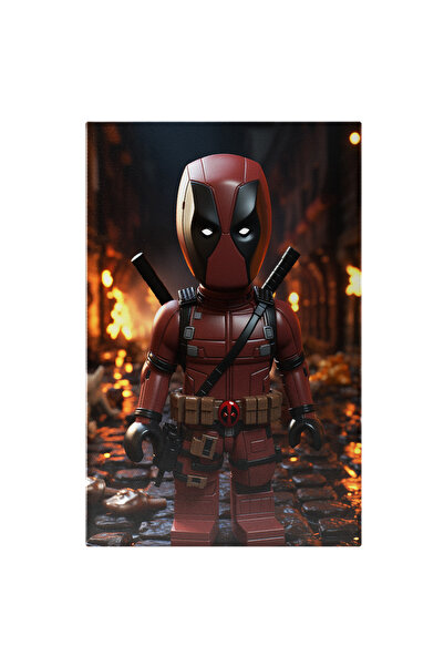 StoryGift Romania Tablou Canvas: Deadpool Supererou Lego Din Marvel Imbracat ...