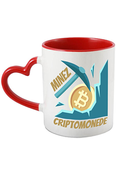 StoryGift Romania Cana minez criptomonede moneda bitcoin, investitor , 330ml,...