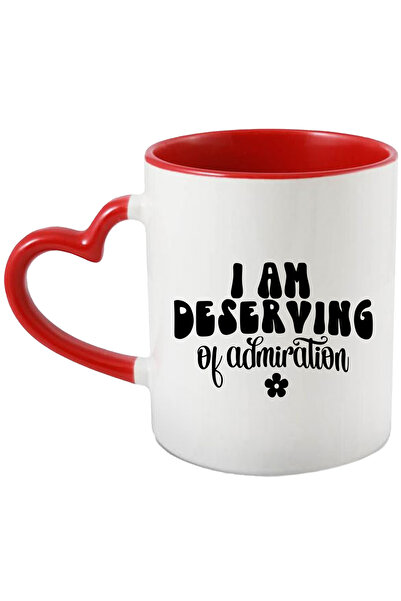 StoryGift Romania Cana cu floare si mesajul "I am deserving of admiration" - ...