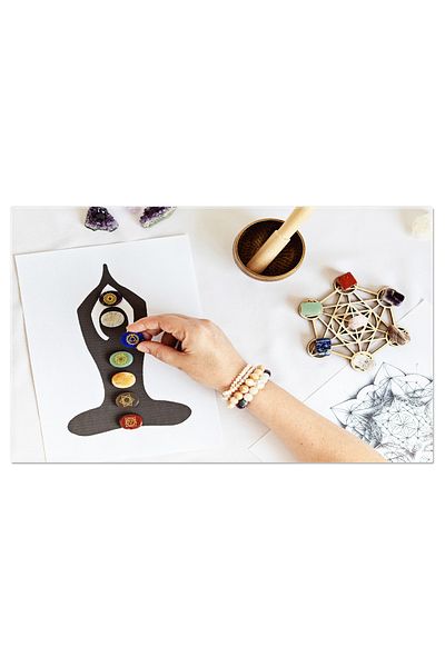 StoryGift Romania Tablou Canvas: Terapie Cu Cristale Si Geometrie Sacrata: Armonie Si Echilibru