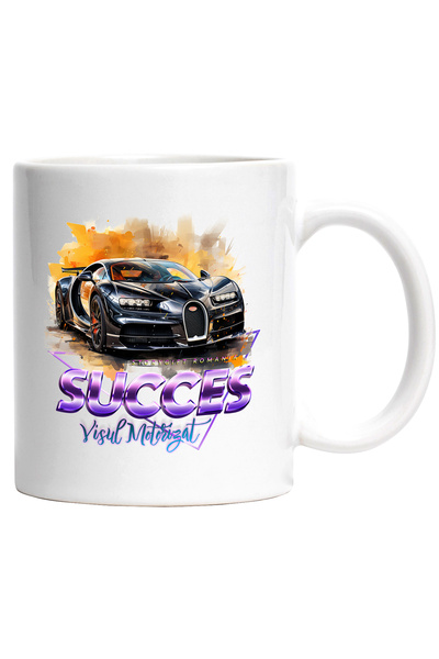 StoryGift Romania Cana Cu Mesaj, Succes Visul Motorizat, Masina Sport, Triung...