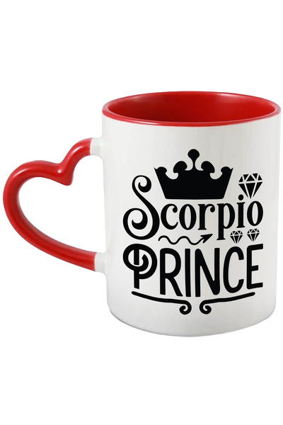 StoryGift Romania Cana cu zodia Scorpion, ilustratie, zodie, astrologie, simb...