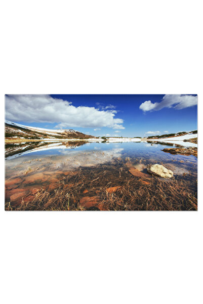 StoryGift Romania Tablou Canvas: Orasul In Miez De Noapte Cu Priveliste Calma