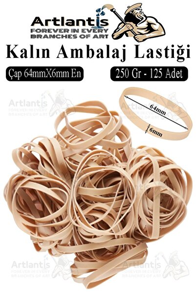 Artlantis إطار تغليف سميك 250 جرام 1 عبوة من 125 100% مطاط 64 × 6 مم عبوة كبي...