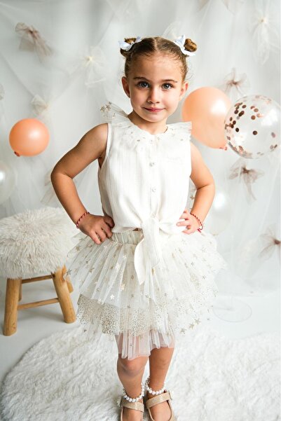 Ahenk Baby Kids Children's Double Suit Tutu Birthday Holiday