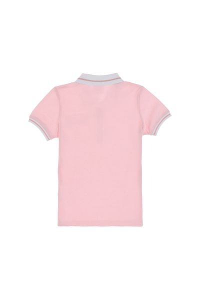 U.S. Polo Assn. Girl's Light Pink Polo Neck T-Shirt 50310223-Vr078