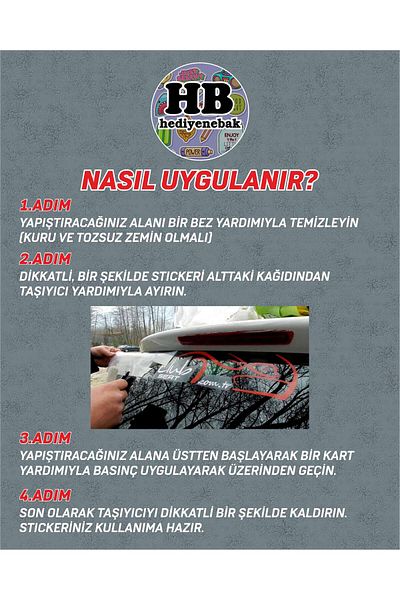 hediyenebak Mt Compatible 2-Pack Vehicle, Car, Auto, Motorcycle, Helmet, Laptop, Glass Sticker 10X12 cm
