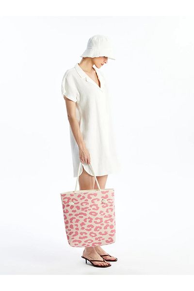 LC Waikiki Γυναικεία τσάντα παραλίας LCW ECO Mixed Pattern