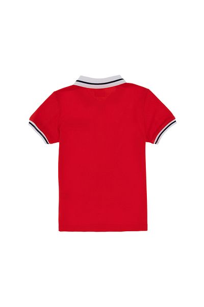 U.S. Polo Assn. Girl's Red Polo Neck T-Shirt 50310223-Vr030