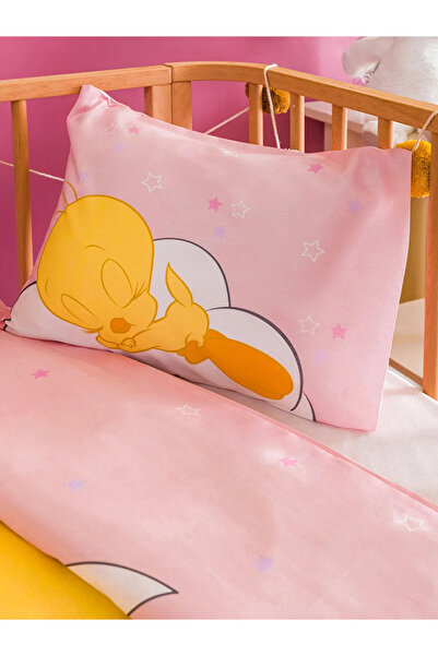 LC Waikiki Lcw Home Mixed Tweety Printed Baby Duvet Cover Set