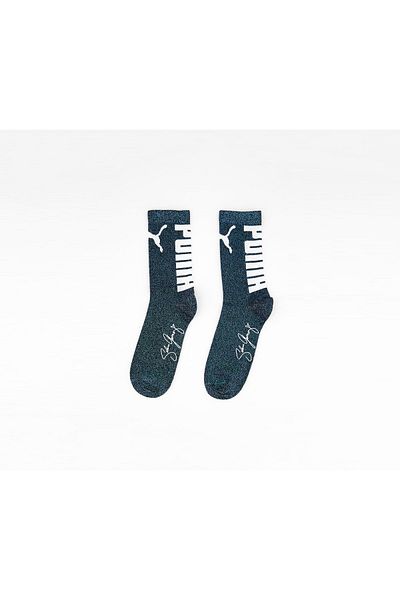 Puma Women Sg Shimmer Socks, Sparkling Green