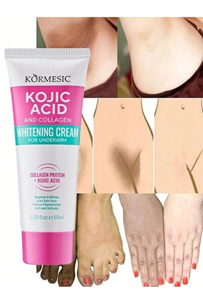 Kormesic زبدة تبييض منطقة الإبط قطعة واحدة، تزيل رائحة الإبط، زبدة تبييض للإب...