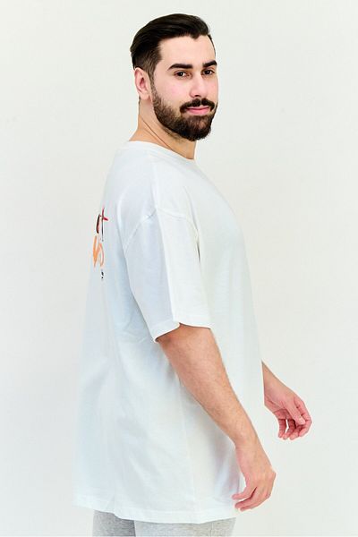 Puma Men Relaxed Fit Short Sleeves Outdoor T-Shirt, White