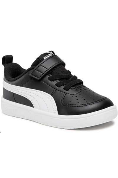 Puma Rickie Ac Ps 385836-11 Pantofi sport ortopedici pentru copii alb-negru