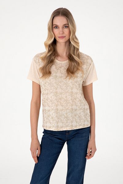 U.S. Polo Assn. Women's Multicolored T-Shirt 50300772-999