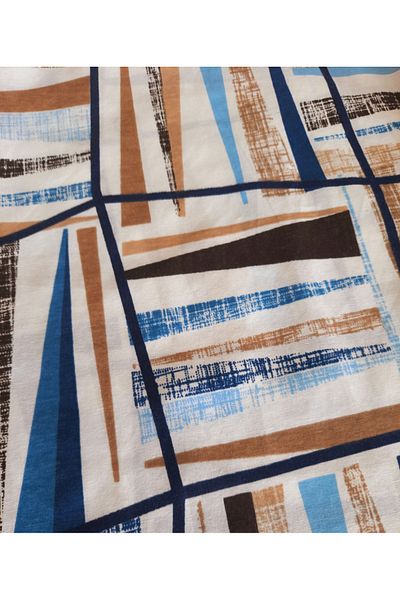 LindoHome Meter Fabric, Duvet Cover, Bed Sheet Fabric Meter Fabric, Ranforce 57 Cotton