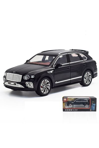 Choice Black-with Box 1:24 Bentlet Bentayga Alloy Car Model Diecasts Toy With Sound And Light Vehicles Deco