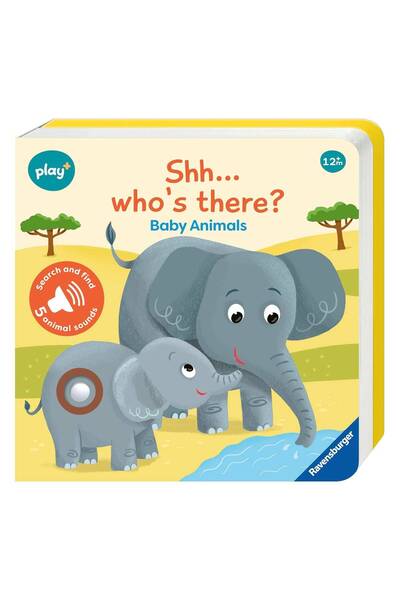 RAVENSBURGER Play+ Infant & Toddler - Shhh...Who's There?: Baby Animals