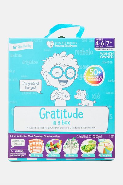 Open The Joy Gratitude In A Box Fun Activities, Sky Blue Combo