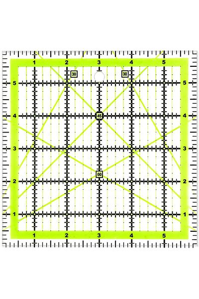 Choice 6inch Miusie 1pcs/set Square Acrylic Fabric Cloth Ruler For Patchwork Diy Sewing Quilting Yardstick