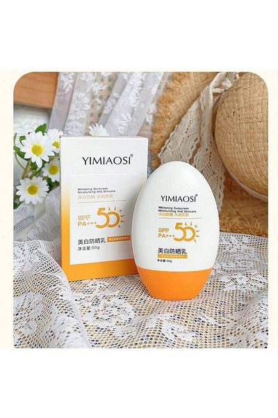 unbranded Whitening sunscreen cream SPF50 PA+++, lightweight, non-greasy, moisturizing, water-resistant, provides protection