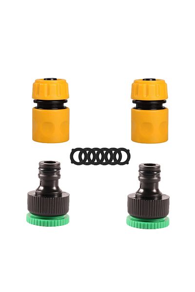 Choice D Garden Watering Hose Abs Quick Coupling 1/2” End Inner And Outer Thread Y-type Hose Fitting Adapt.