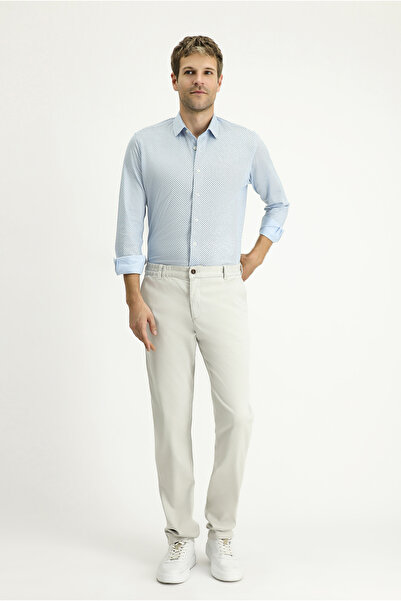 Kiğılı Cămașă din bumbac slim fit cu imprimeu - mânecă lungă