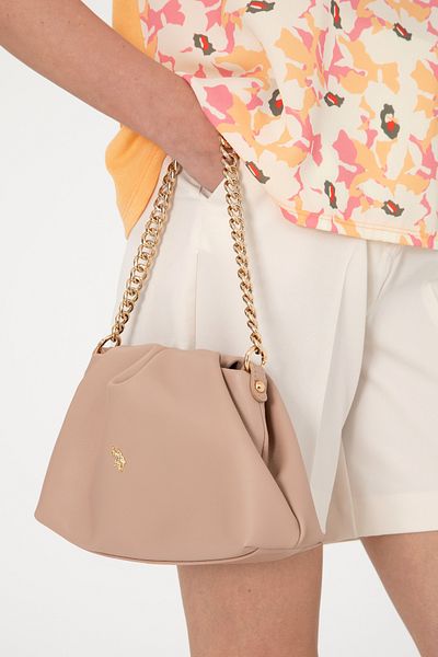 U.S. Polo Assn. Women's Powder Lambskin Handbag 50318231-Vr042