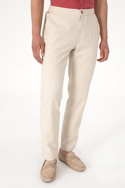 U.S. Polo Assn. Men's Stone Canvas Trousers 50300997-Vr049