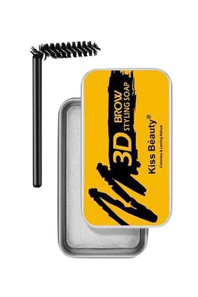Kiss Beauty 3D Eyebrow Styling Soap - Grey