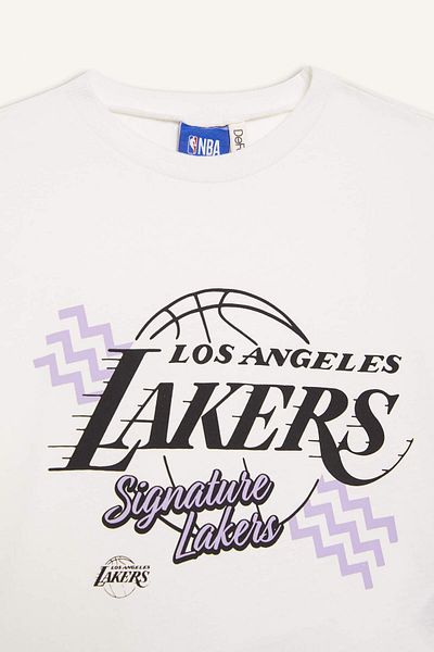 DeFacto Female Child Nba Los Angeles Lakers Crew Neck Short-Sleeve T-Shirt E7632A825Hs