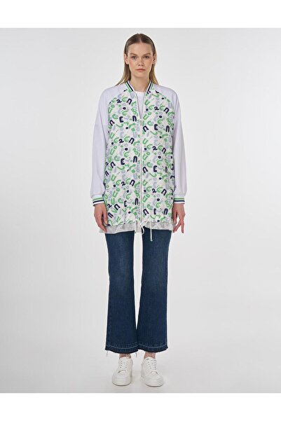 Kayra Куртка з принтом File Garnili, оптично біла