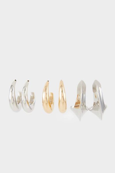DeFacto Women's 3-Piece Earrings E9072Axns