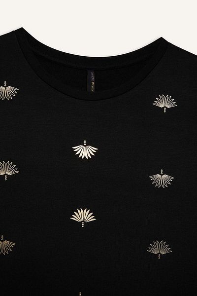 DeFacto Regular Fit Crew Neck Patterned Short Sleeve T-Shirt E1166Ax25Sm