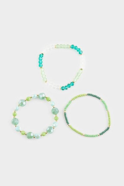 DeFacto Women's 3-Piece Blue Stone Bracelet F3629Axns
