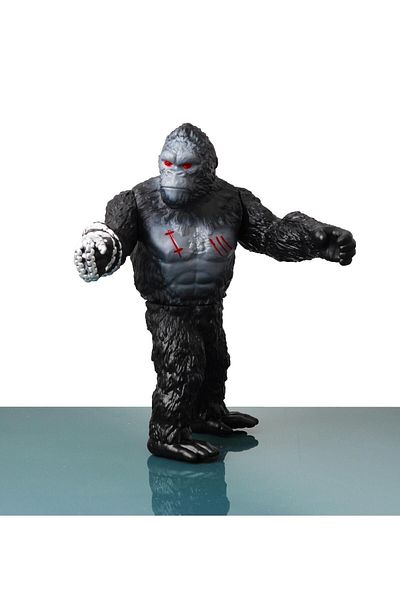FEN TOYS Godzilla vs. Kong - شخصية لعبة شخصية كينغ كونغ الملك الغوريلا العملاقة مقاس 25 سم